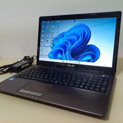 stream様【取引中です】Windows11 ☆SSD搭載で快適☆　ASUS  15インチ ノート  i5　Wi-Fi   Webカメラ  マルチ　テンキー付き　