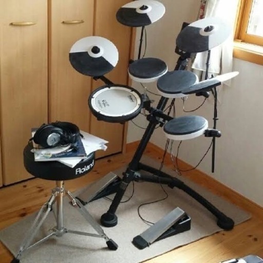 【2021年年末大処分】 電子ドラムRoland V-Drums Kit TD-1KV 3cymbal 限定アクセサリーセット