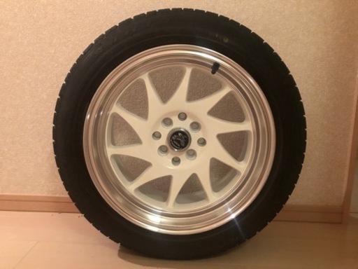 深リム 16インチ PCD100 4穴 8J ＋20 4本 未使用