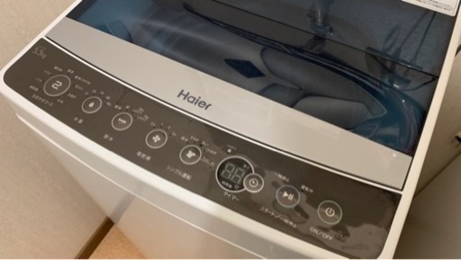美品 2016年製 ハイアール 全自動洗濯機 5.5kg