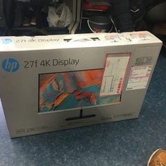 【美品】HP 4Kモニター 27f4K ディスプレイ 動作確認済 美品 HP27インチ4Kディスプレイモニターブラック HP 27f 4K
