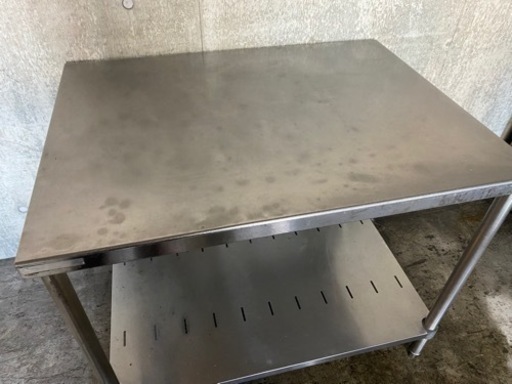 お買い得　厨房作業台業務用 店舗 什器 W1000×D750×H820★中古