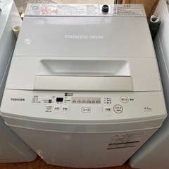 洗濯機　4.5kg 2020年製　TOSHIBA