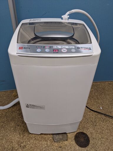 【2021年製】 全自動洗濯機 3.0ｋｇ MY WAVE HEAT 40　ケーズウェーブ　一人暮らし