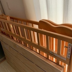 ※取引中※ベビーベッド 折りたたみ式の画像