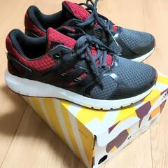 美品 アディダス PUREBOOST レッドブラック 25.5㎝