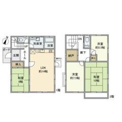 逆井駅　増尾8　4LDK　駐車場付戸建賃貸貸家　陽当たり良好　ｼ...