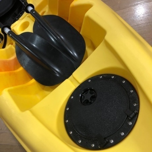 オススメ‼︎   シングル　カヤック　趣味　スポーツ　アウトドア　イエロー　中古品　現品限り