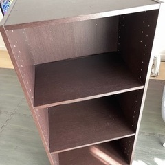 三段カラーボックスの画像