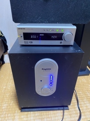 ONKYO ED-L1とRAGTIMEサラウンドシステムRT-500MB