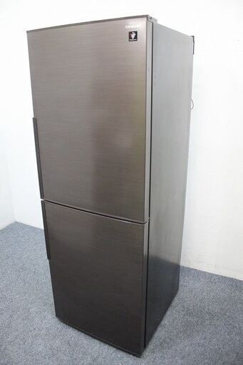 シャープ メガフリーザー2ドア冷凍冷蔵庫 280L プラズマクラスター SJ-PD28E-T ブラウン 2019年製 SHARP  中古家電 店頭引取歓迎 R4721)