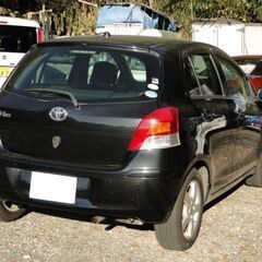 H.19(2007)年 トヨタ ヴィッツ 1.3 U 車検4.11.28。ナビ、ETC、アルミ 黒 走行60,516kmの画像