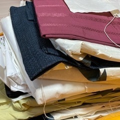 着物、帯、風呂敷4つ分　細工ものの材料などにどうぞ。の画像