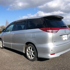 【コミコミ価格】ミニバン　トヨタ　エスティマ　ACR50　車検令和5年3月まで　３列目フルフラット収納　両側スライドドア　1797の画像