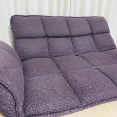 【無料】4段階カウチソファ2人用（毛玉あります）の画像