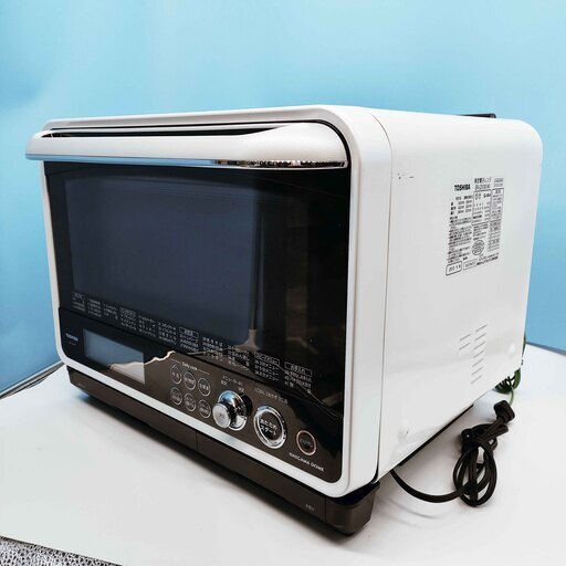 ❄ウィンターセール❄2013年製★東芝/石窯ドーム電子レンジ/ER-LD3308(W)過熱水蒸気オーブン/湾曲天井に沿って庫内に熱風をすばやく循環1207-08