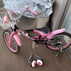 【値下げしました】18インチ 子供用自転車 補助輪付き RAIS...