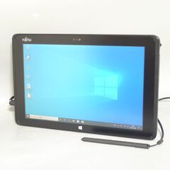 タブレット 中古美品 高速SSD 10.1型 FUJITSU 富...