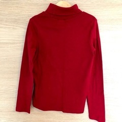 GYMBOREE 5歳 長袖Tシャツ 赤 タートル ハイネック 女の子 子供服の画像