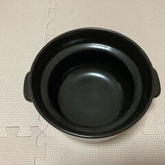 かもしか道具店 ごはんの鍋 3合 黒 【炊飯 土鍋】の画像