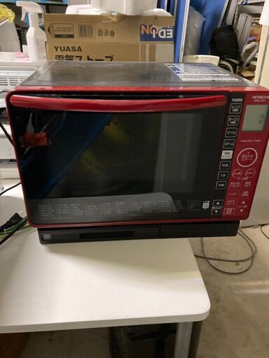 HITACHI 日立 ヘルシーシェフ MRO-TS7 過熱水蒸気式 スチーム オーブンレンジ 22L 庫内フルフラット 2018年製
