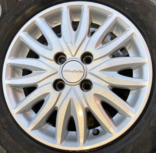 札幌◆ホンダ N BOX WGN 純正 Modulo アルミ 14×1/2J 4H PCD100 ホイール◆モデューロ VAN