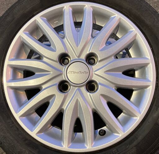札幌◆ホンダ N BOX WGN 純正 Modulo アルミ 14×1/2J 4H PCD100 ホイール◆モデューロ VAN