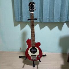 エレキギター Pignose 赤