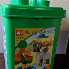 レゴブロック　ぞうさんのバケツ　の画像