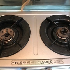 二口ガスコンロ　取りに来て頂ける方の画像