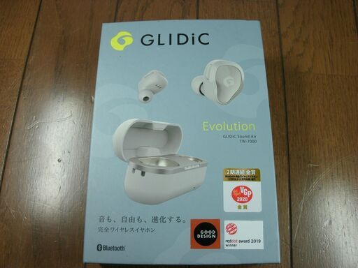（取引中）☆美品☆ Bluetoothワイヤレスイヤホン　GLIDiC Sound Air TW-7000