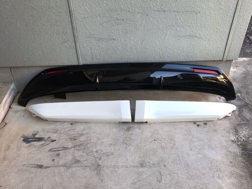 クラウン アスリート 後期型 純正 リアスポイラー 3点セット バンパー ガーニッシュ  アンダー 左右