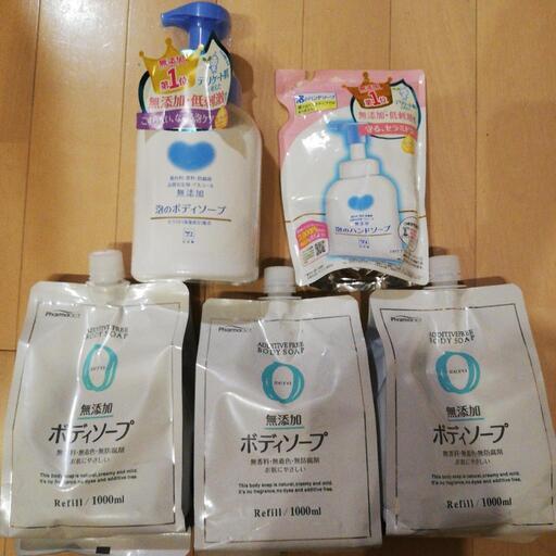 未使用★無添加ハンドソープ\u0026ボディソープセット