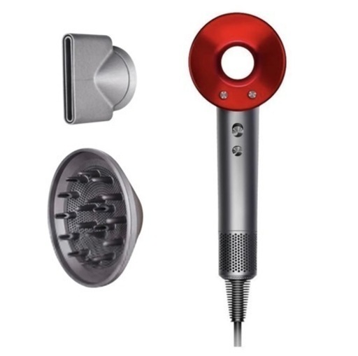 【新品未使用】Supersonic ヘアドライヤー　赤　Red−②