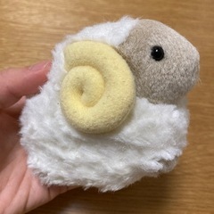 【差し上げます】ひつじ ぬいぐるみの画像