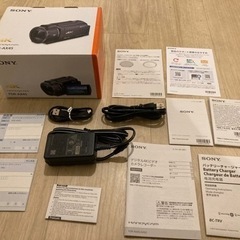 SONY FDR-AX45-B 64GB 4Kビデオカメラアクセ含計13万円相当の画像