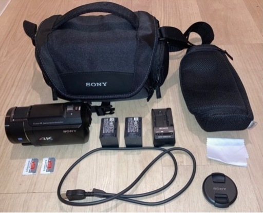 SONY FDR-AX45-B 64GB 4Kビデオカメラアクセ含計13万円相当