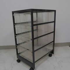 4段の金属製書類ケースキャビネット