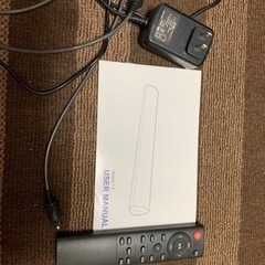サウンドバー　説明書　取り付け型紙付き