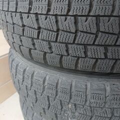 スタッドレスタイヤ ホイール付き 4本セット ダンロップ ウィンターマックス 155/65R14 三菱 純正ホイール (中古) ek、デイズルークス 等での画像