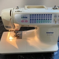 ブラザーミシン　CP968/直線縫い確認済み/糸コマ止め無し