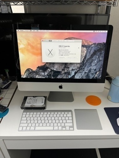 iMac 2011 21.5インチi5メモリ32GB増設済512GBSSD換装