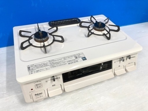 LPガス用◆パロマ Paloma◆ガスコンロ／ガステーブル IC-S87SH-L 2020年製 超美品 グリル未使用 ホース付き