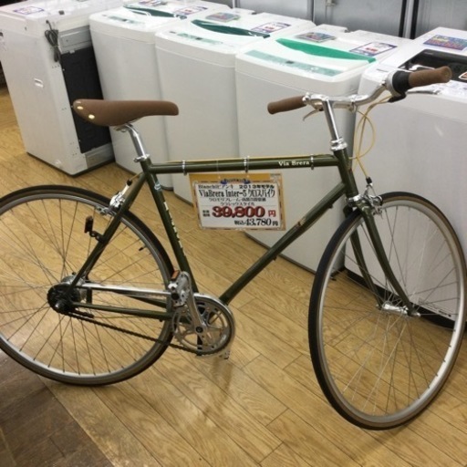 #K-64【ご来店いただける方限定】Bianchi（ビアンキ）のクロスバイクです