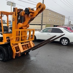 トヨタ　中古フォークリフト　ヒンジ付き　ウィンチ付きの画像