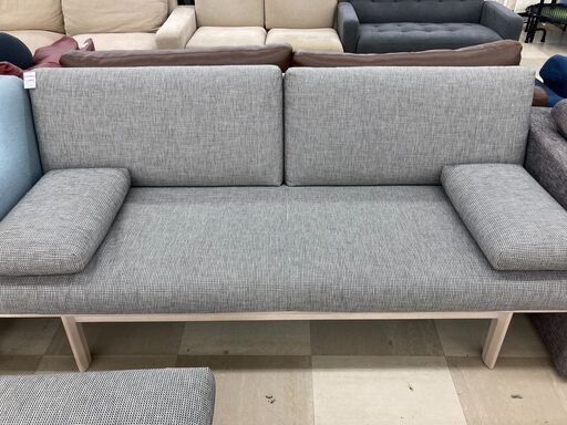 2人掛けソファー　karimoku　WG30 ｵｯﾄﾏﾝ付き