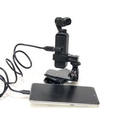 美品　DJI Osmo Pocket　＋アクセサリー（クリップ、エクステンションロッド）の画像