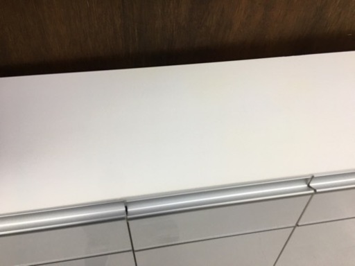 シューズボックス　ホワイト　横幅120cm