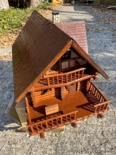 ログハウスの模型