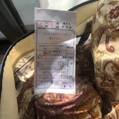 軽くて暖かい掛け布団です。の画像